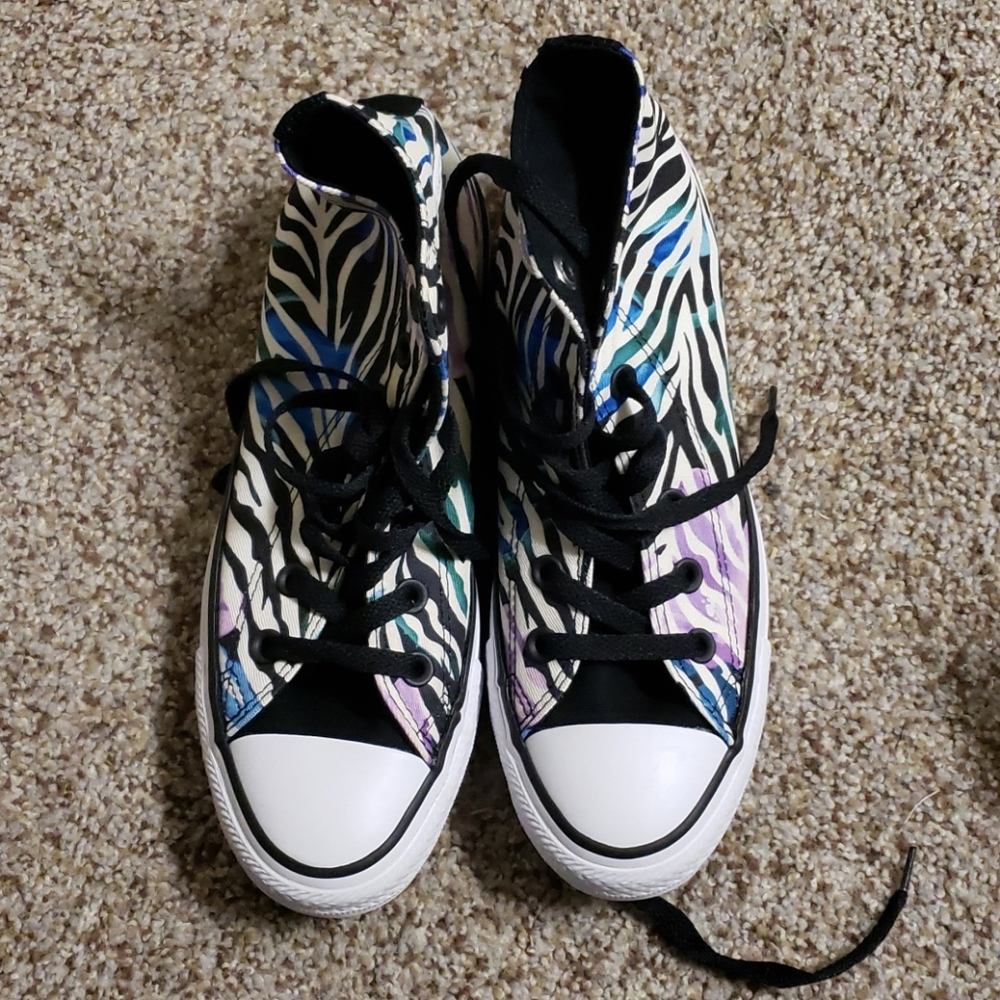 Converse Zebra High Tops